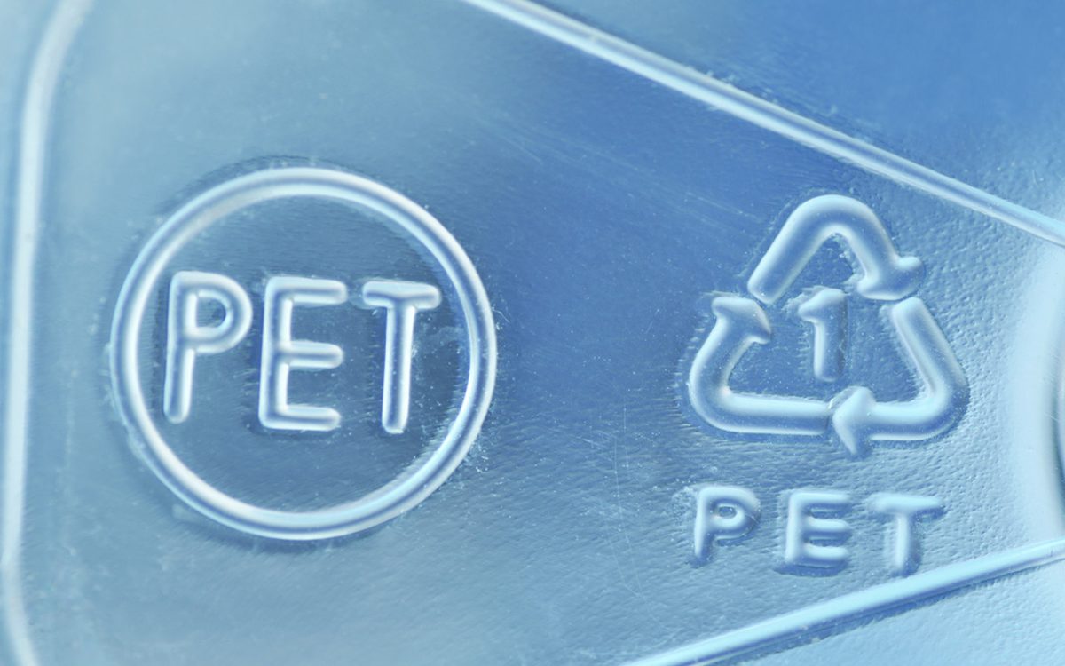 Aqueous technology for recycled PET